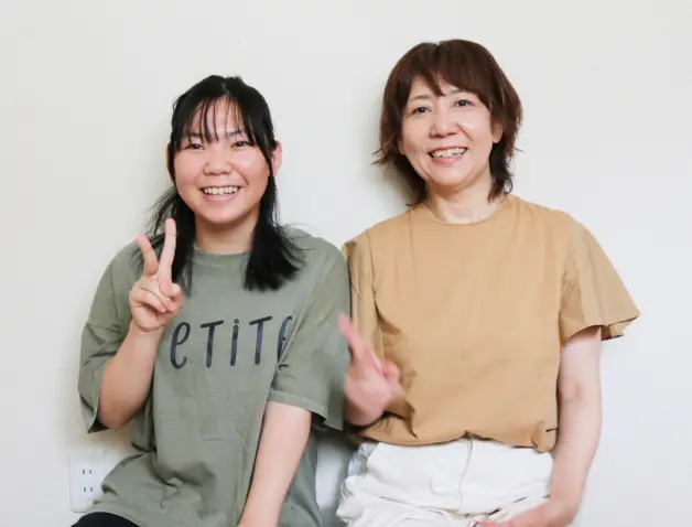 写真：こはるちゃん親子